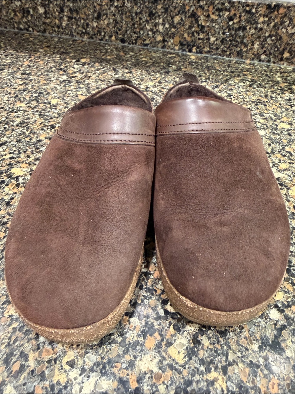 Haflinger snowbird 41 Brown Suede Slip-On Casual Clogs